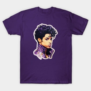 Prince Tribute Portrait T-Shirt